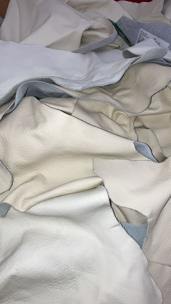 10KGS MIXED CREAMS LEATHER HIDE OFF CUTS