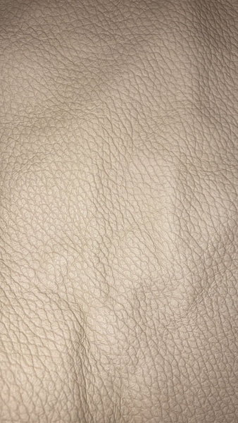 Yarwoods Biscuit Leather hide offcut