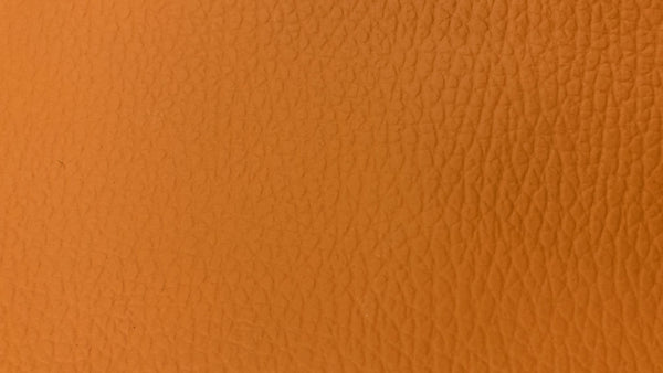 YARWOODS BURNT ORANGE LEATHER OFFCUT